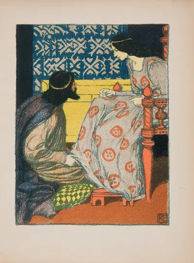 Тристан и Изольда by Роберт Энгелс, 1914 — digital art print download