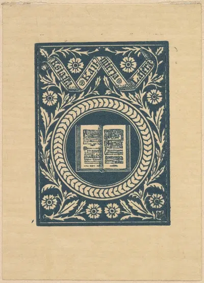 Экслибрис Казимежа Лайера by Рудольф Меньчик, 1912 — digital art print download