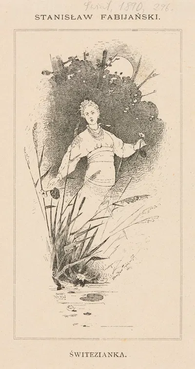Свитезянка by Станислав Игнацы Фабиянский, 1890 — digital art print download