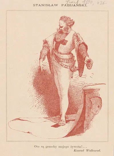 Это грехи моей жизни!… – Конрад Валленрод by Станислав Игнацы Фабиянский, 1890 — digital art print download