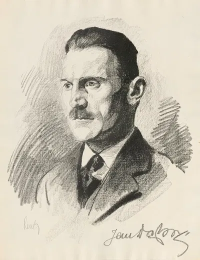 Портрет Яна Дамбского by Станислав Лентц, 1919 — digital art print download