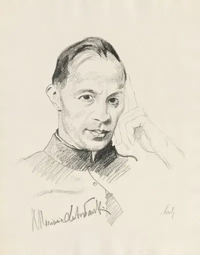 Портрет преподобного Казимира Лютославского by Станислав Лентц, 1919 — digital art print download