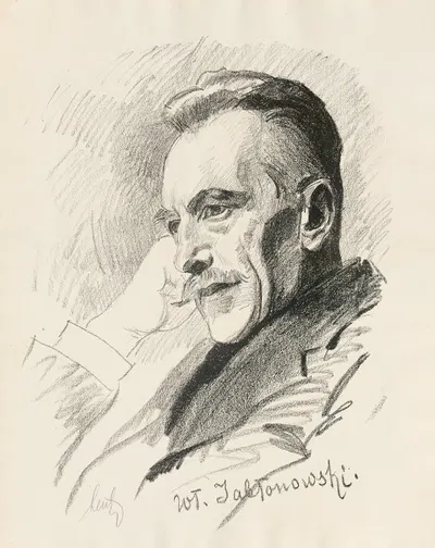 Портрет Владислава Яблоновского by Станислав Лентц, 1919 — digital art print download