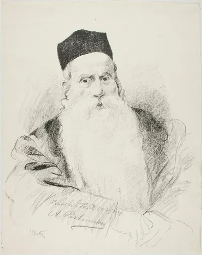 Рабин Авраам Перлмуттер by Станислав Лентц, 1919 — digital art print download