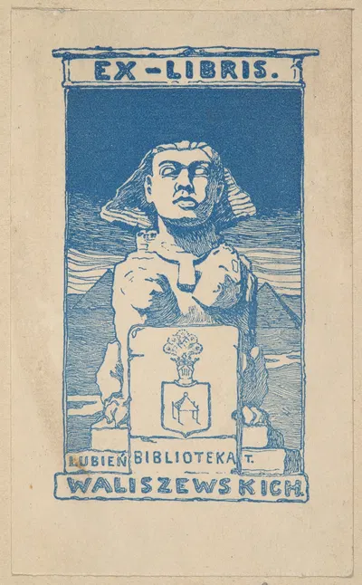 Экслибрис Валищевских в Лубени by Тадеуш Рихтер, 1902 — digital art print download