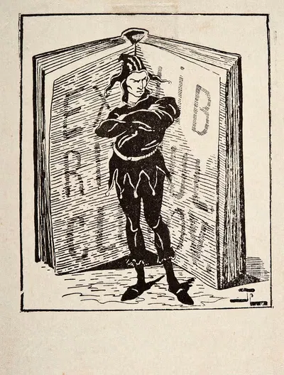 Bookplate of Juliusz Klukowski by Teodor Stanisław Rawicz-Lipiński, 1914 - 1918 — digital art print download