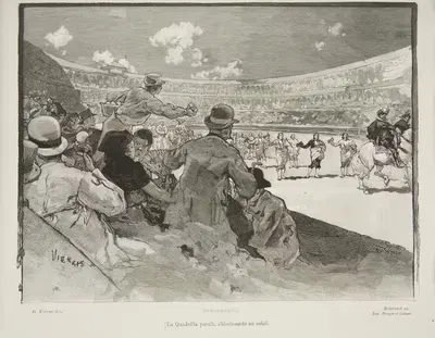 Квадрила появляется, ослепительная на солнце by Тони Бельтран, 1889 — digital art print download