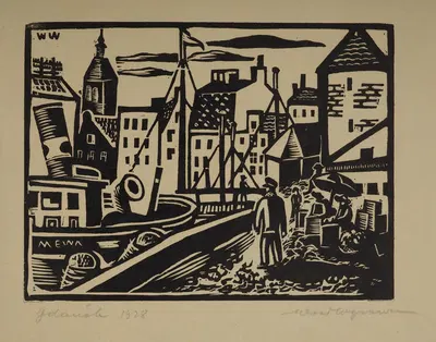 Гданьск by Вацлав Вансович, 1928 — digital art print download