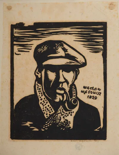 Автопортрет by Вацлав Вансович, 1929 — digital art print download