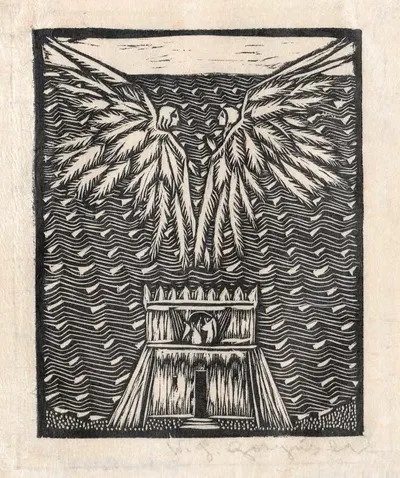 Песня о зловещем вороне by Виктория Горыńска, 1926 — digital art print download