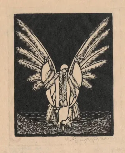 Поэма о зловещем вороне by Виктория Горыńска, 1926 — digital art print download
