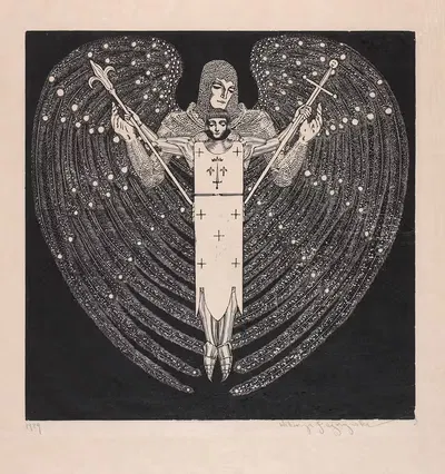 Жанна д'Арк by Виктория Горыńска, 1929 — digital art print download