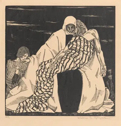 Пьета (Матерь Скорбящая) by Виктория Горыńска, 1929 — digital art print download