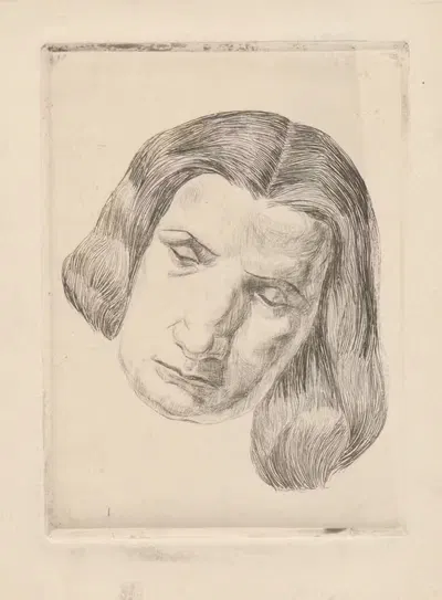 Портрет женщины by Виктория Горыńска, 1924 - 1928 — digital art print download