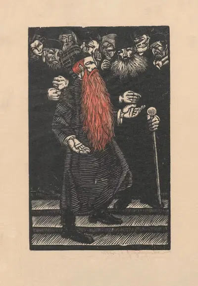 Евреи by Виктория Горыńска, 1927 — digital art print download