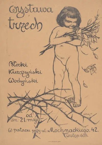 Выставка Трех; Блоски, Курчиньский, Водыньский by Владислав Блочкий, 1911 — digital art print download