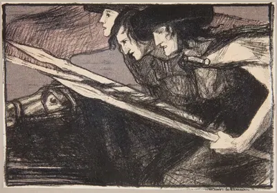 Конне Катырбонце by Влодзимеж Коничный, 1909 — digital art print download