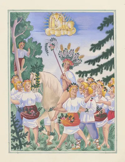 Ярилло by Зигмунд Олесявич, 1930 - 1939 — digital art print download