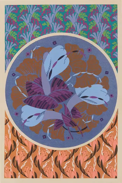 Формы и цвета, Пл. 17 by Огюст Т. Томас, 1935 — digital art print download