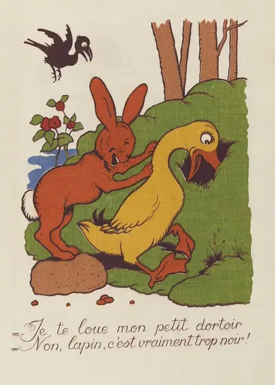 М. Канар ищет дом Пл.03 by Бенжамен Рабье, 1927 — digital art print download