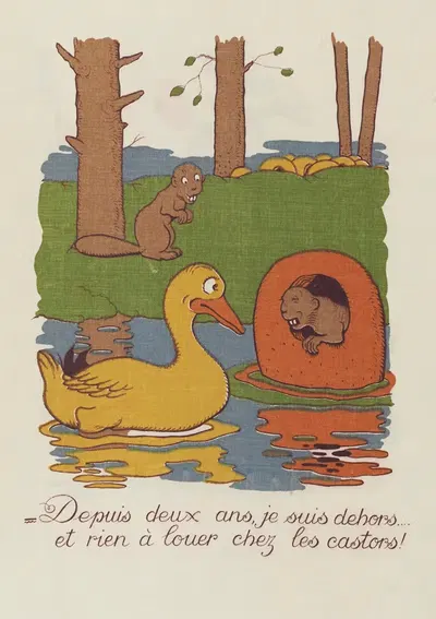 М. Канар ищет дом Пл.05 by Бенжамен Рабье, 1927 — digital art print download