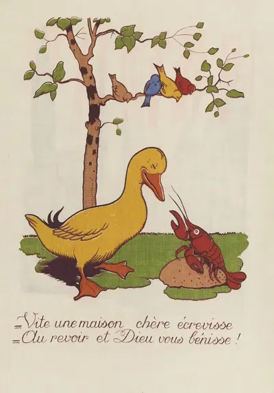 М. Канар ищет дом Пл.08 by Бенжамен Рабье, 1927 — digital art print download