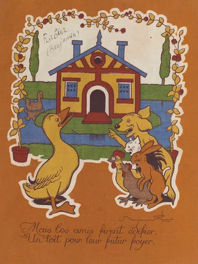 М. Канар ищет дом Пл.12 by Бенжамен Рабье, 1927 — digital art print download