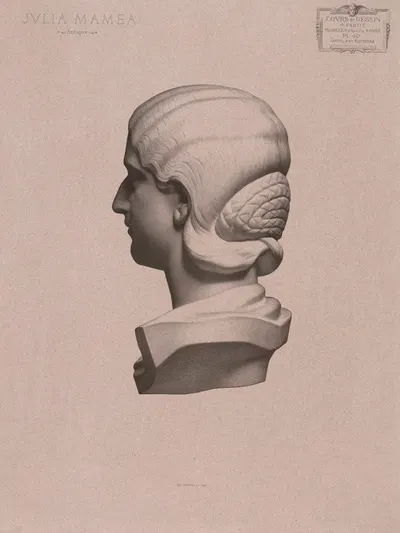 Cours de dessin Pl.42 by Charles Bargue, 1867 — digital art print download