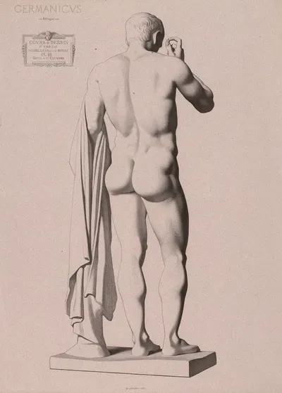 Курс рисования Пл.72 by Шарль Барг, 1867 — digital art print download
