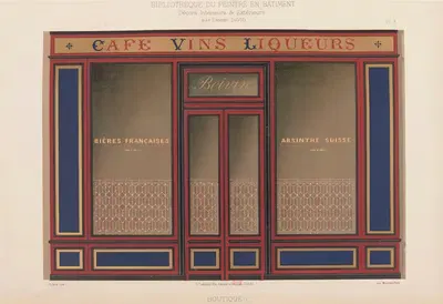 Décors Intérieurs et Extérieurs Pl.03 by Ernest David, 1890-1891 — digital art print download