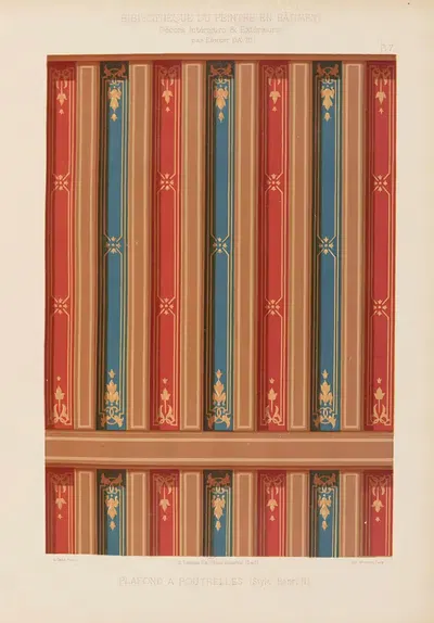 Décors Intérieurs et Extérieurs Pl.07 by Ernest David, 1890-1891 — digital art print download