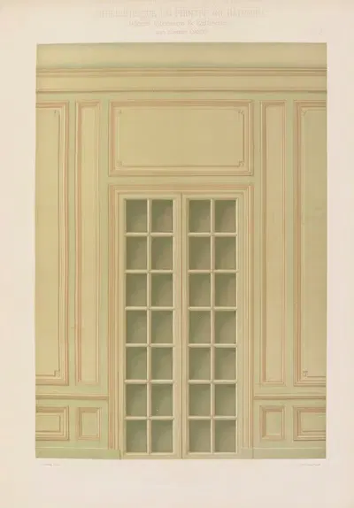 Décors Intérieurs et Extérieurs Pl.22 by Ernest David, 1890-1891 — digital art print download