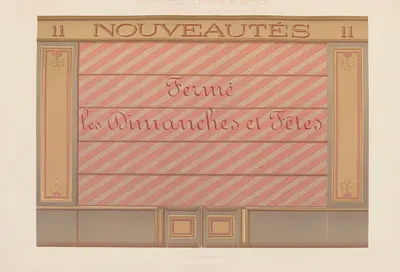 Décors Intérieurs et Extérieurs Pl.23 by Ernest David, 1890-1891 — digital art print download