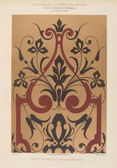 Décors Intérieurs et Extérieurs Pl.24 by Ernest David, 1890-1891 — digital art print download
