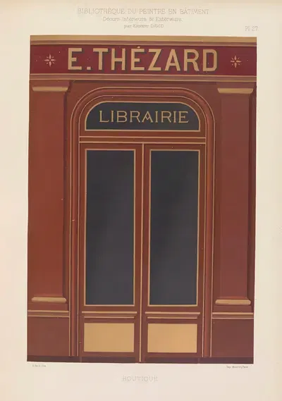 Décors Intérieurs et Extérieurs Pl.27 by Ernest David, 1890-1891 — digital art print download