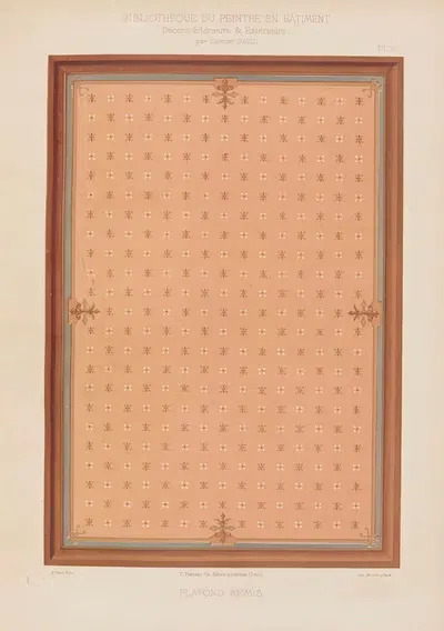 Décors Intérieurs et Extérieurs Pl.30 by Ernest David, 1890-1891 — digital art print download