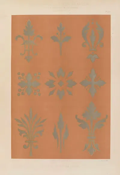 Décors Intérieurs et Extérieurs Pl.35 by Ernest David, 1890-1891 — digital art print download
