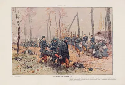 Почести под огнём by Жорж Бертен Скотт, 1914 — digital art print download