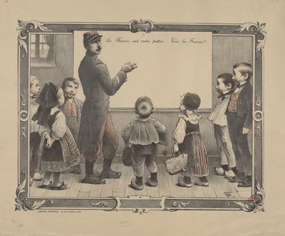 La France est votre patrie. Vive la France! by Jean Geoffroy — digital art print download