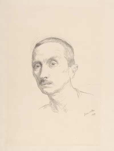 Autoportrait de Jean Veber by Jean Veber, 1919 — digital art print download