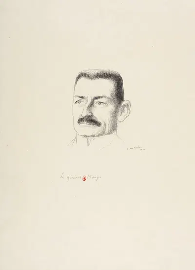 Генерал Манжин by Жан Вебер, 1913 — digital art print download