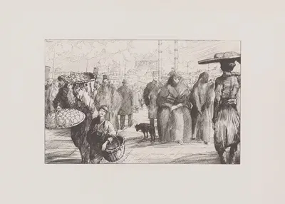 Le pont de Galata by Jean-Émile Laboureur, 1911 — digital art print download