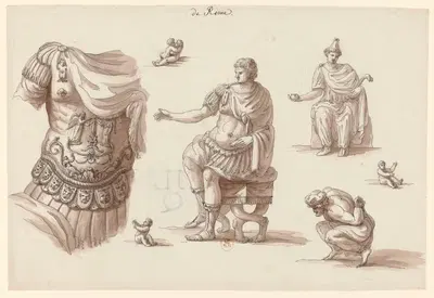 Из Рима by Жан Жак Лекё, 1777-1825 — digital art print download