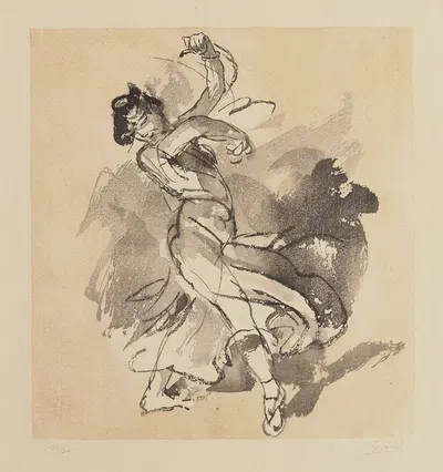 Danseuse by Jules Chadel, 1936 — digital art print download