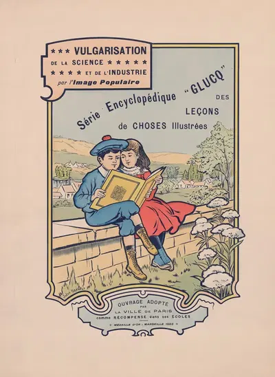 Энциклопедическая серия Глюка уроков иллюстрированных вещей by Жюль Эно, 1906 — digital art print download