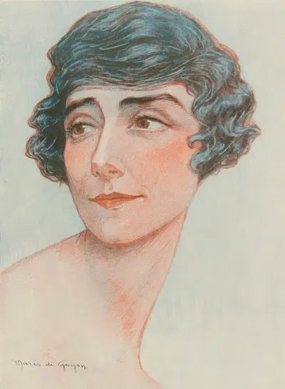 Март Давелли by Марио де Гойон, 1922 — digital art print download