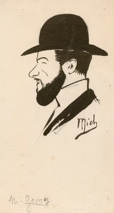 Мистер Гомес by Мишель Либо, 1910 — digital art print download
