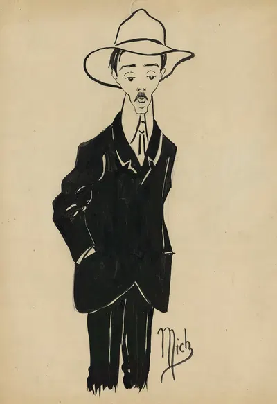 Сантос Дюмон by Мишель Либо, 1910 — digital art print download