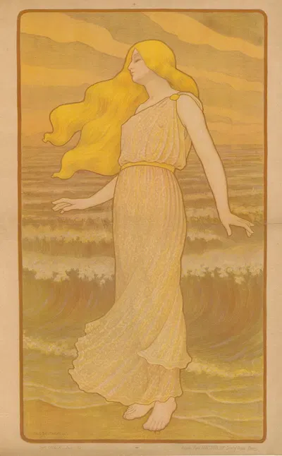 Волна by Поль Бертон, 1899 — digital art print download