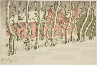 Капуцины by Проспер-Альфонс Исак, 1908-1912 — digital art print download